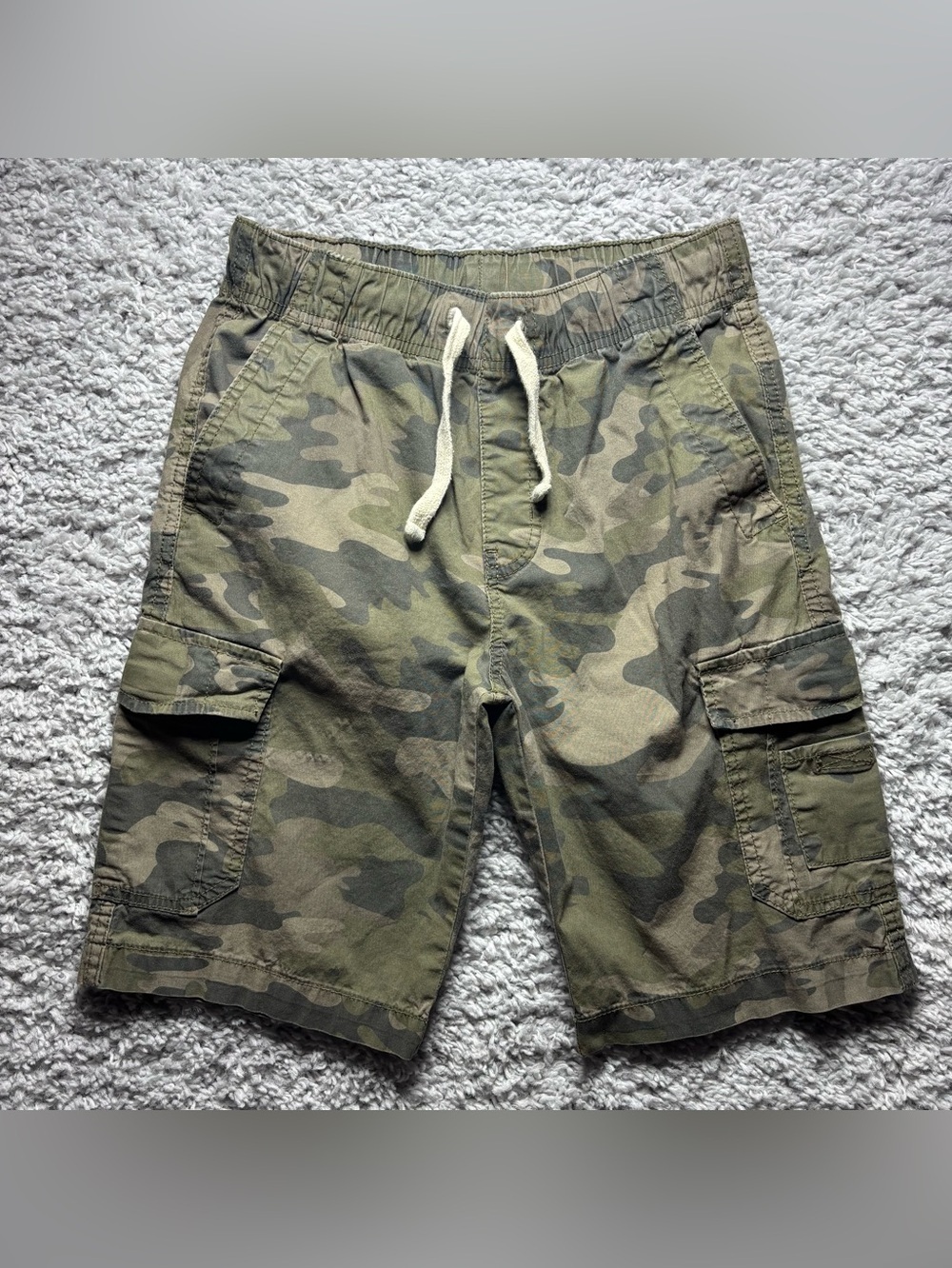LUCKY BRAND Shorts Boys Medium Camouflage Cargo Outdoors 5 Pockets Outdoors Camo